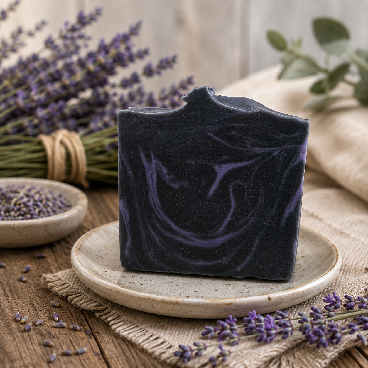 Charcoal Lavender Soap